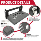Rear Door Tailgate Table Cargo Shelf Rack Holder For Jeep Wrangler JK JKU 07-19