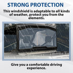 Heavy Duty Tinted Rear Windshield For 2016-2022 2023 Can-Am Defender HD / MAX HD