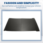 2 pcs Hard Top Roof Fit Polaris Ranger 570 Crew Mid-Size 2015-2019 4 Seat
