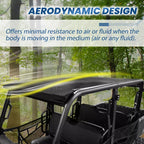 2 pcs Hard Top Roof Fit Polaris Ranger 570 Crew Mid-Size 2015-2019 4 Seat