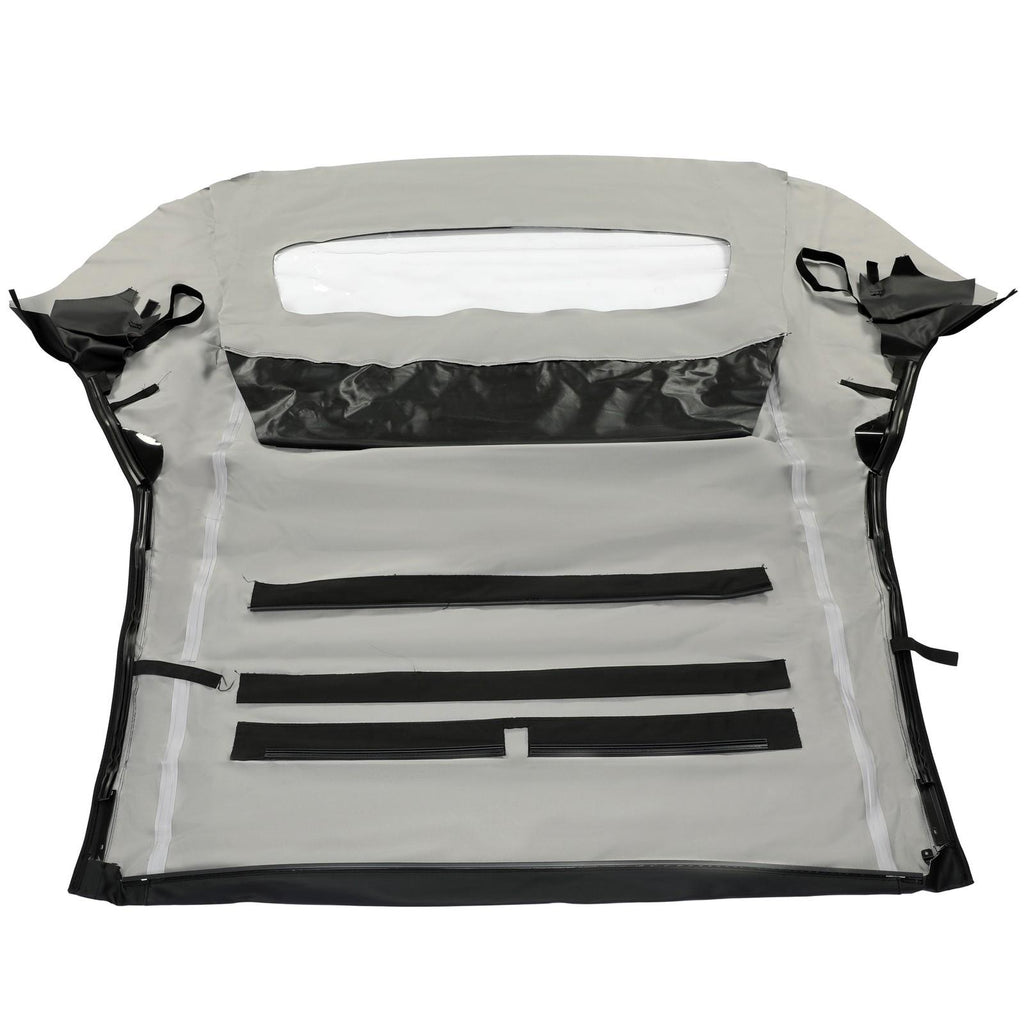 For Ford Mustang 05-14 Convertible Soft Top w/Plastic Window Sailcloth Vinyl