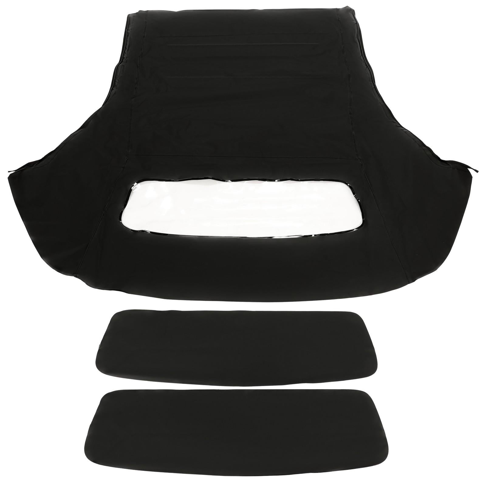 For Ford Mustang 05-14 Convertible Soft Top w/Plastic Window Sailcloth Vinyl