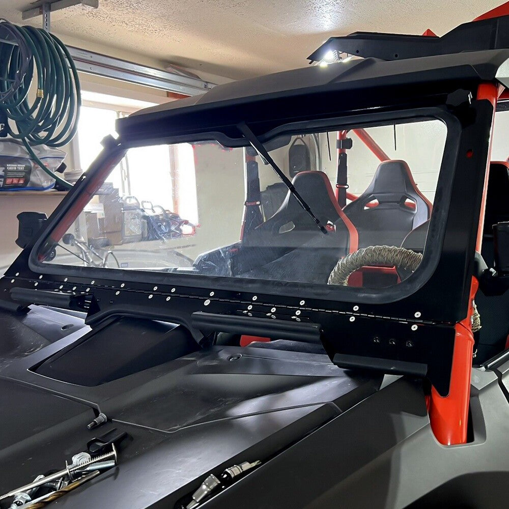 Folding Glass Windshield For 2019+ Honda Talon 1000R /1000X-4 Front Windscreen