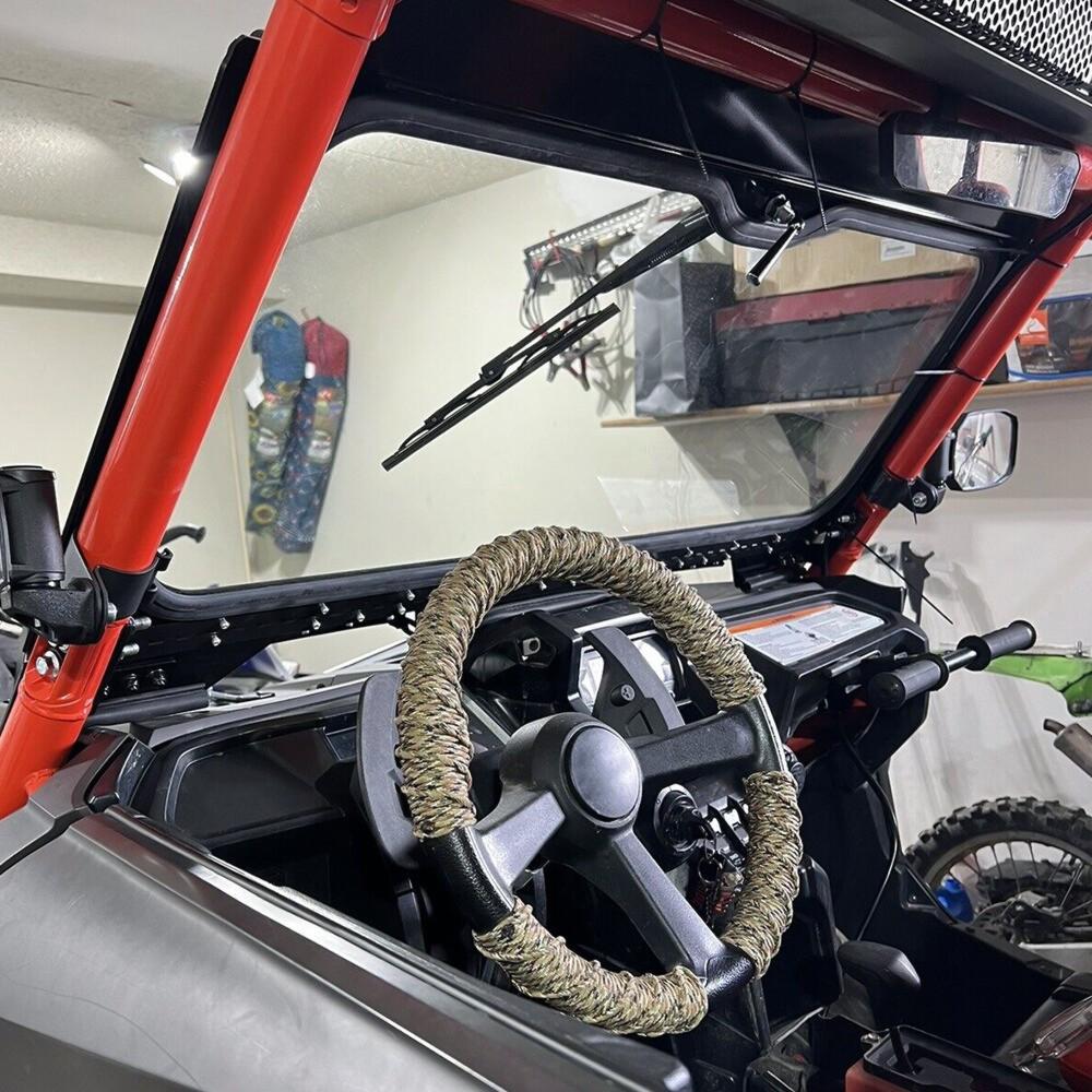 Folding Glass Windshield For 2019+ Honda Talon 1000R /1000X-4 Front Windscreen