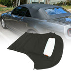 For Ford Mustang 2005-14 Convertible Soft Top w/ Glass Window - Black Sailcloth