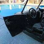 For 2009-2022 Polaris RZR 170 Aluminum Opening Doors + Heavy Duty Roof Black