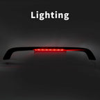 FOR HONDA CIVIC 4DR 2DR EM EJ Si 96-2000 TRUNK SPOILER WING W/ LED BRAKE LIGHT