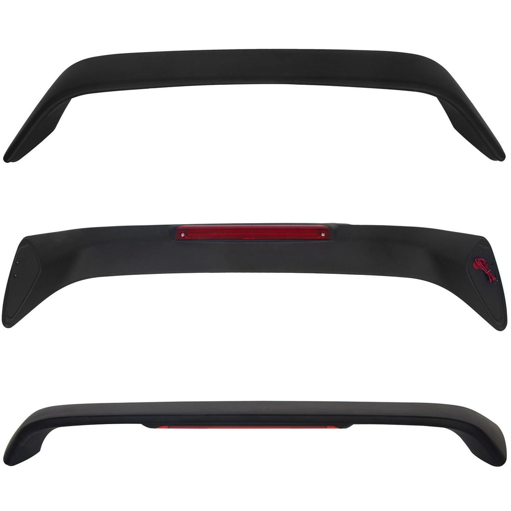 FOR HONDA CIVIC 4DR 2DR EM EJ Si 96-2000 TRUNK SPOILER WING W/ LED BRAKE LIGHT