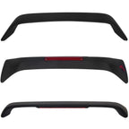 FOR HONDA CIVIC 4DR 2DR EM EJ Si 96-2000 TRUNK SPOILER WING W/ LED BRAKE LIGHT