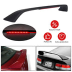 FOR HONDA CIVIC 4DR 2DR EM EJ Si 96-2000 TRUNK SPOILER WING W/ LED BRAKE LIGHT