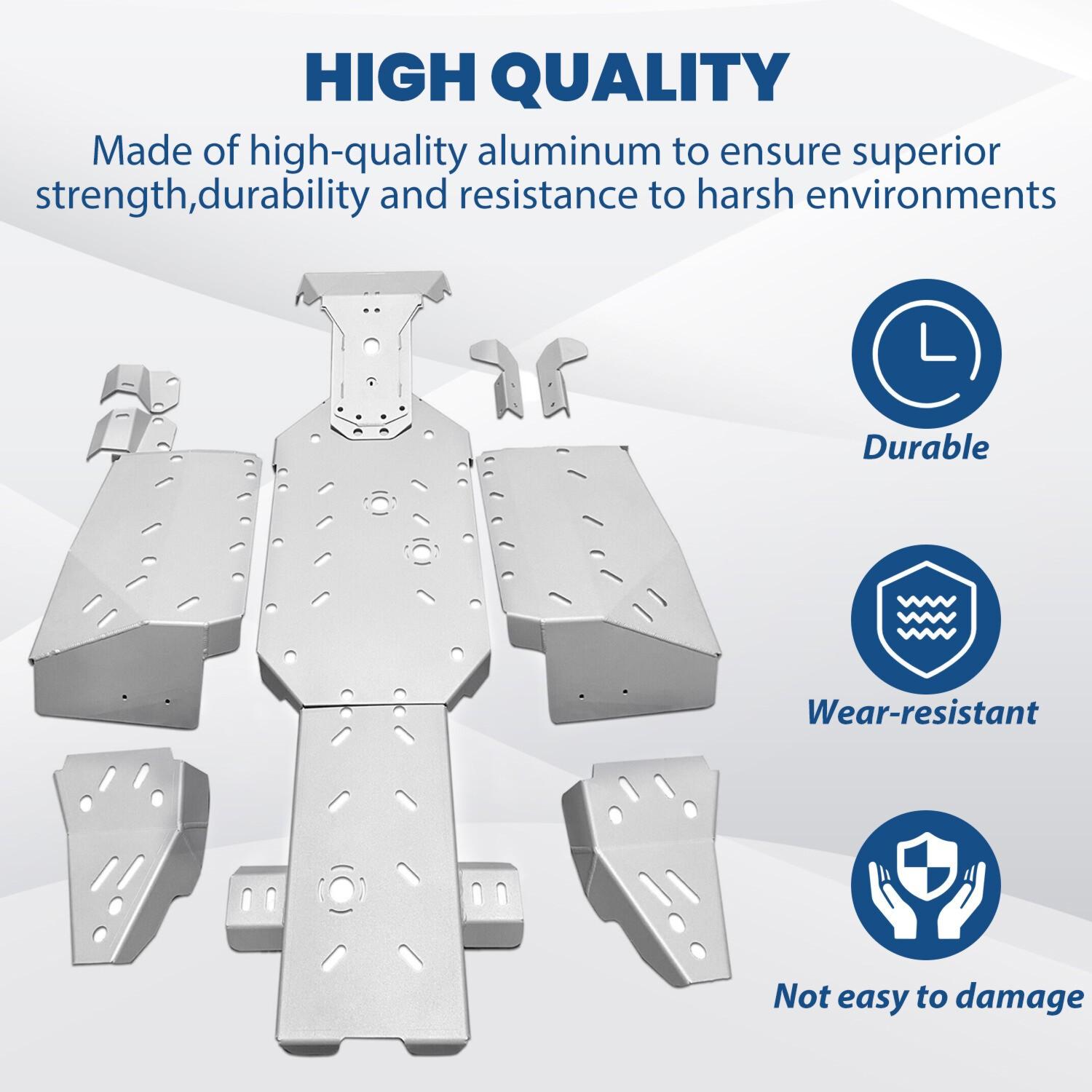 Full Chassis Skid Plate Aluminum For CFMOTO CFORCE 800 xc / 1000 2018 2019 2024