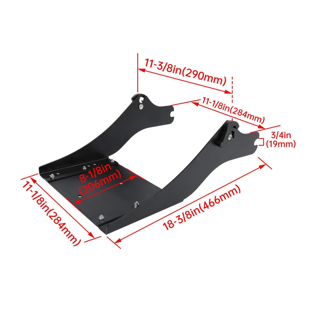 For Harley Touring Road King 97-08 Razor Choppped Luggage Trunk Mount Bracket