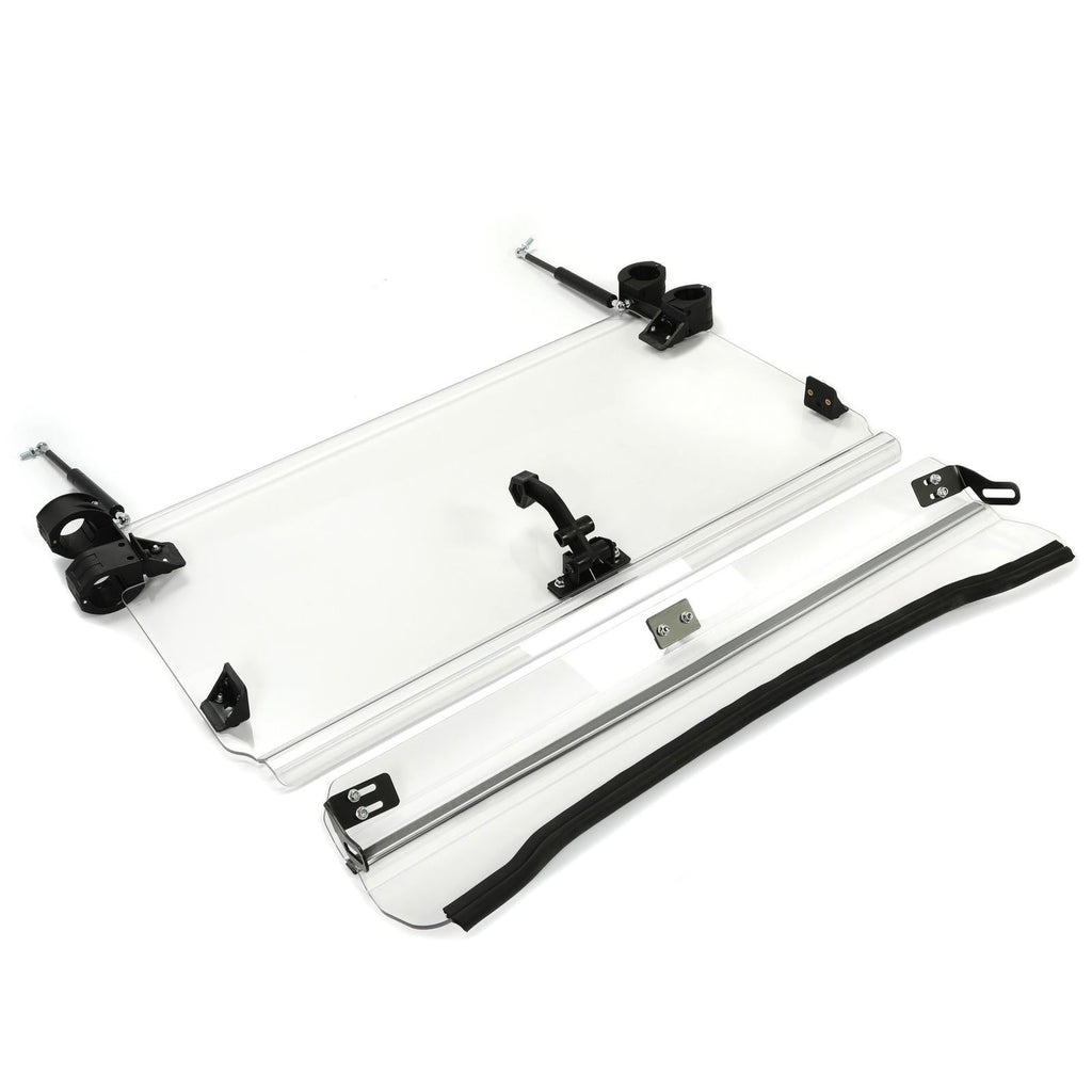 Front 2-IN-1 Windshield Clear For Polaris RZR 800, 900 XP 2008-2014 Flip