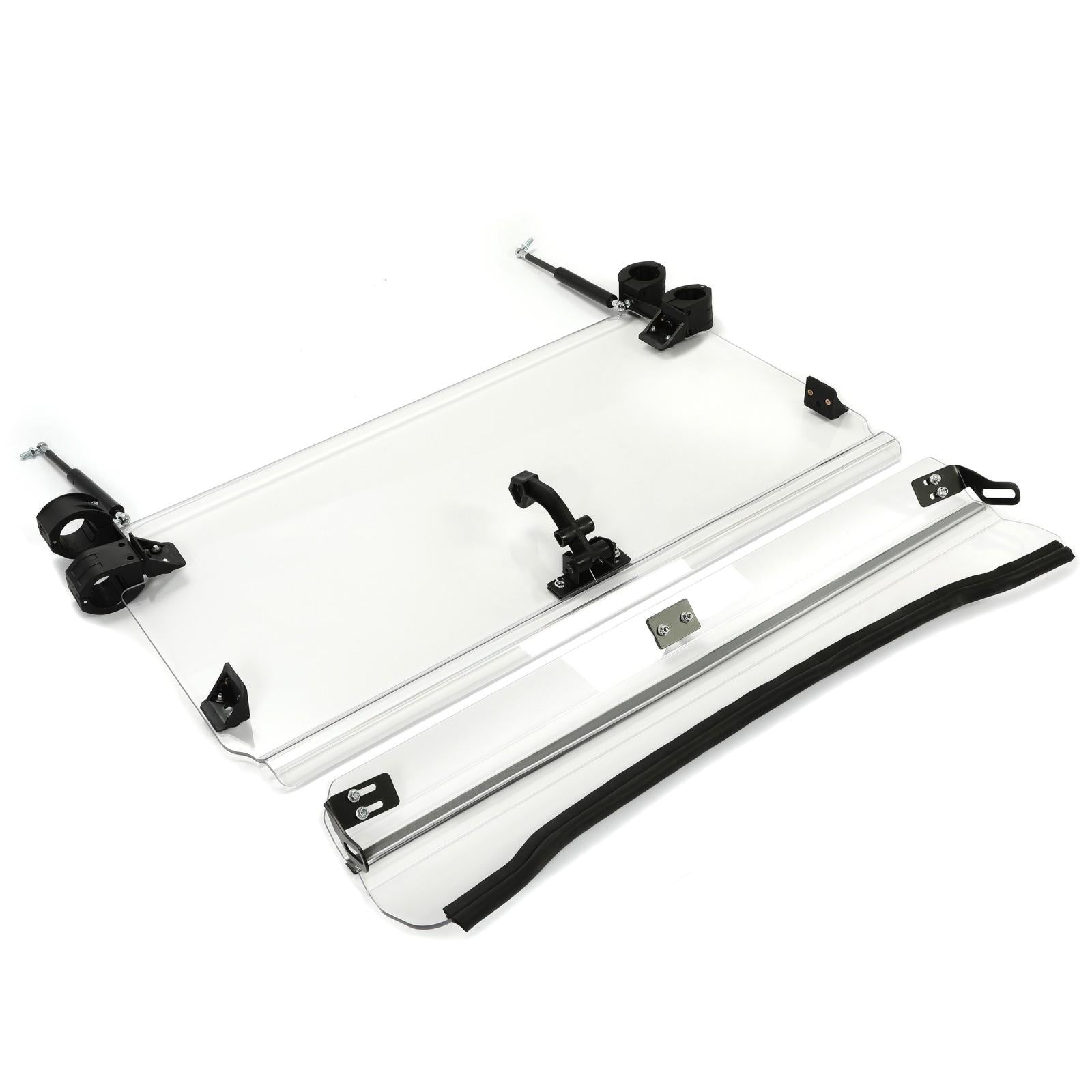 Front 2-IN-1 Windshield Clear For Polaris RZR 800, 900 XP 2008-2014 Flip