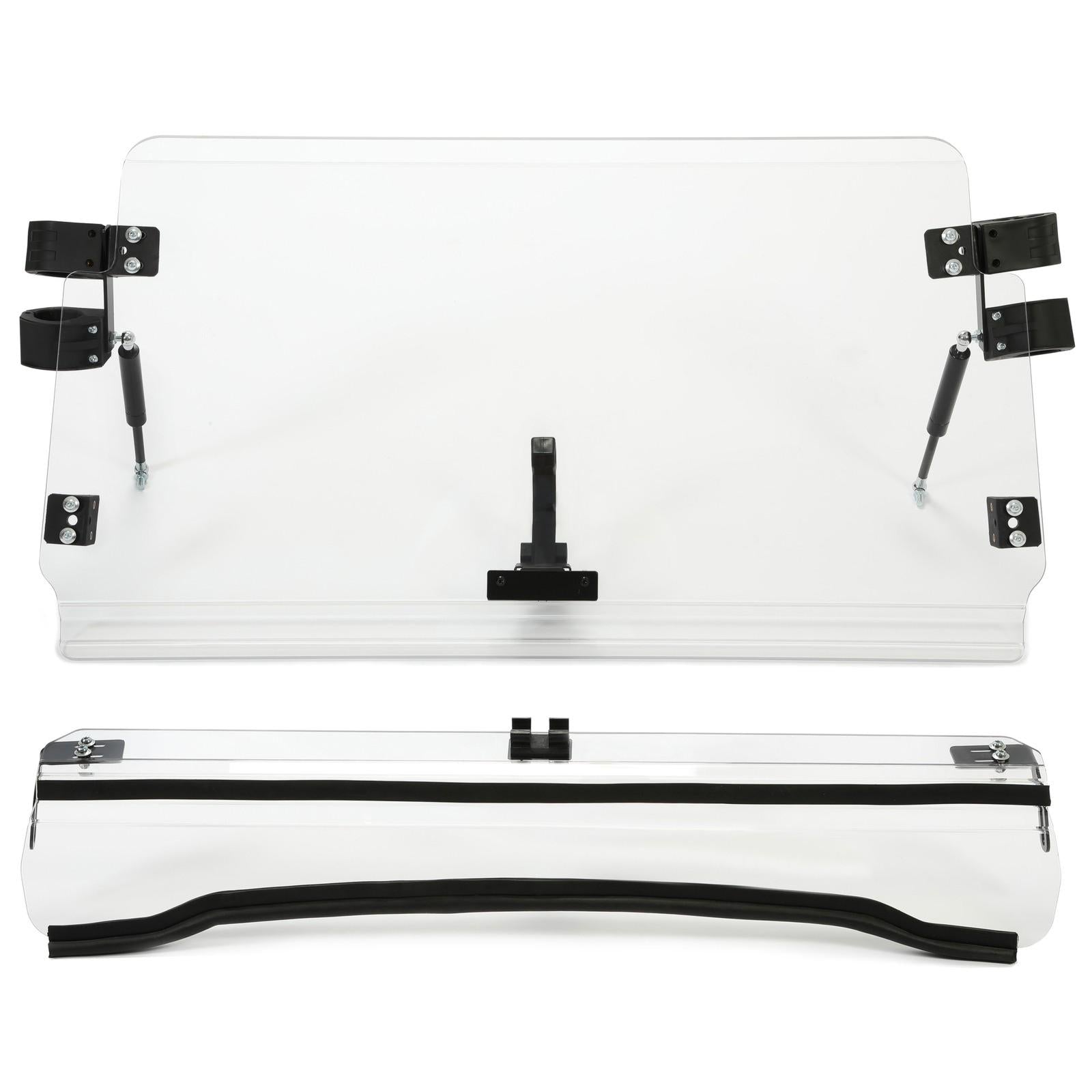 Front 2-IN-1 Windshield Clear For Polaris RZR 800, 900 XP 2008-2014 Flip
