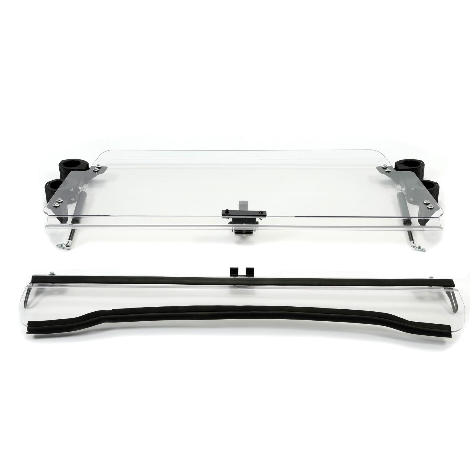 Front 2-IN-1 Windshield Clear For Polaris RZR 800, 900 XP 2008-2014 Flip