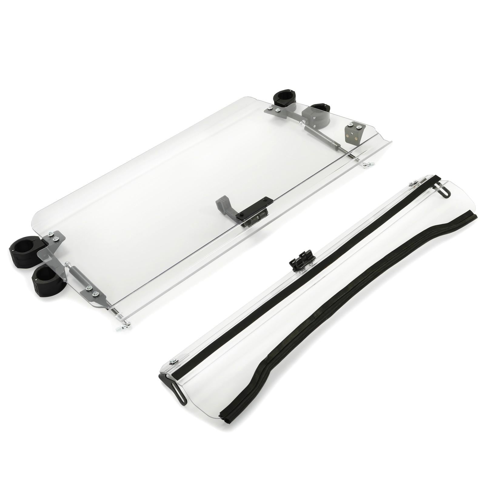 Front 2-IN-1 Windshield Clear For Polaris RZR 800, 900 XP 2008-2014 Flip