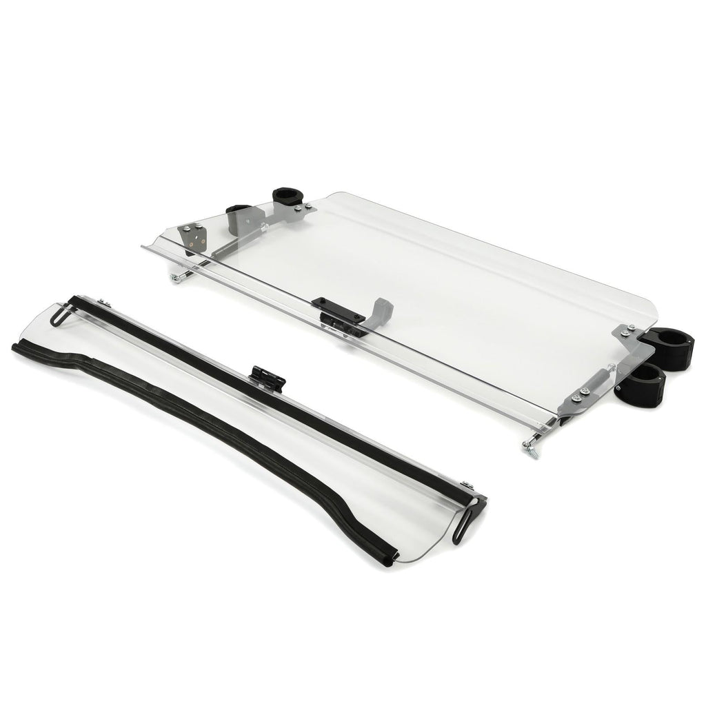 Front 2-IN-1 Windshield Clear For Polaris RZR 800, 900 XP 2008-2014 Flip