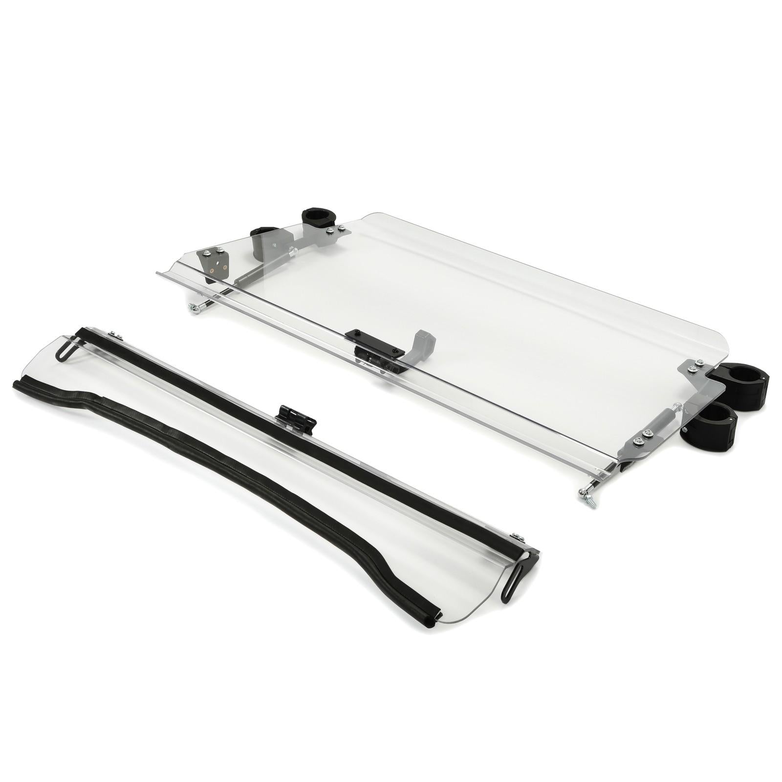 Front 2-IN-1 Windshield Clear For Polaris RZR 800, 900 XP 2008-2014 Flip