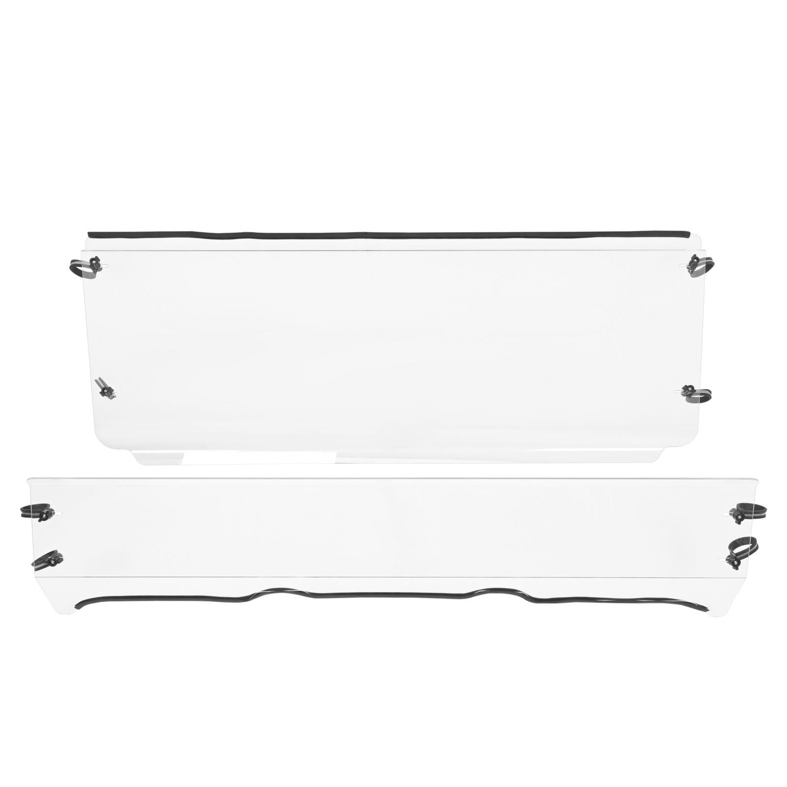 For Polaris Ranger 570 Full Size 2016-2025 Clear Windshield Polycarbonate