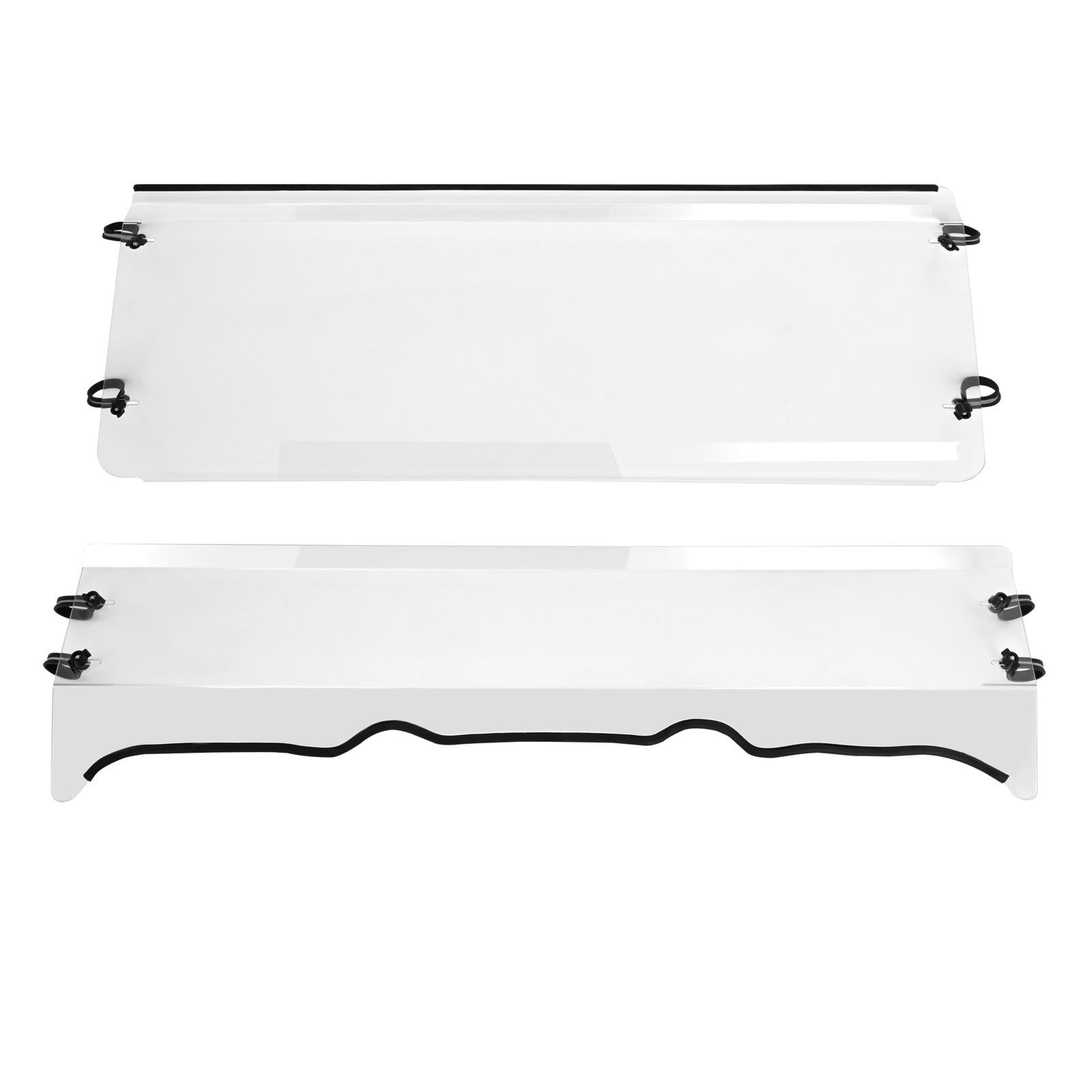 For Polaris Ranger 570 Full Size 2016-2025 Clear Windshield Polycarbonate