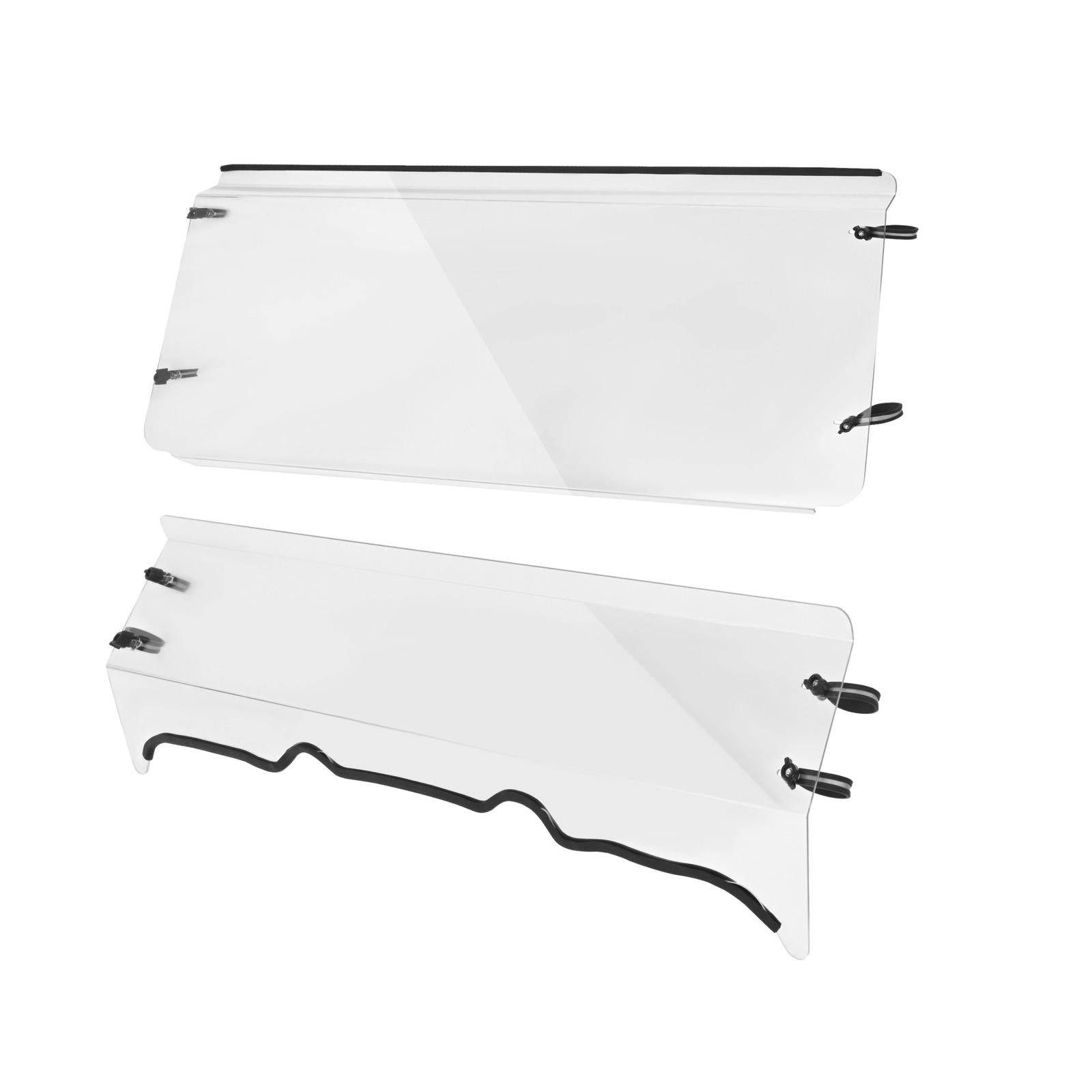For Polaris Ranger 570 Full Size 2016-2025 Clear Windshield Polycarbonate