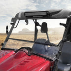 0.177" UTV Front Folding Windshields For 2004-2013 Yamaha Rhino 450 / 660 / 700