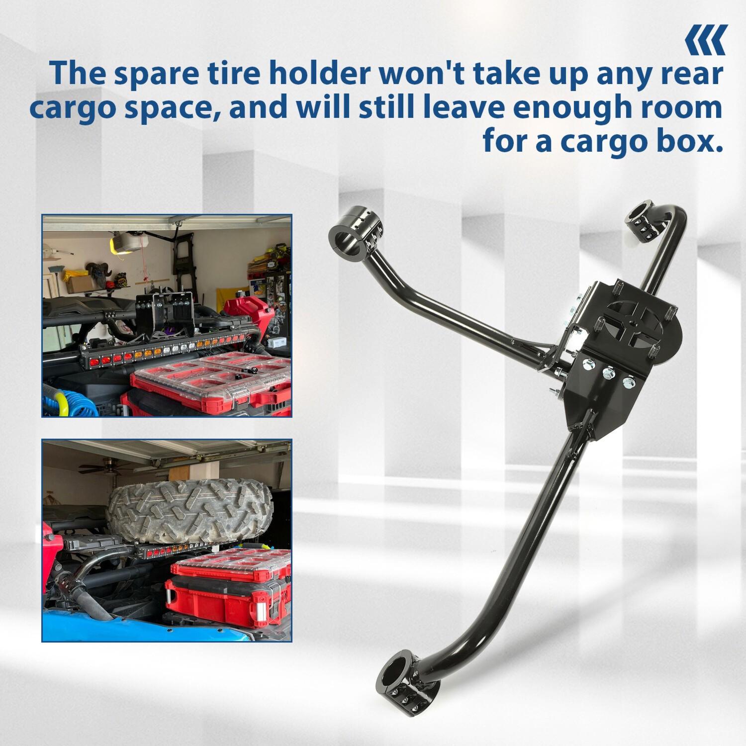 Spare Tire Carrier Mount Rack For Can-Am Maverick X3 Turbo Max R Ds 2017-2023