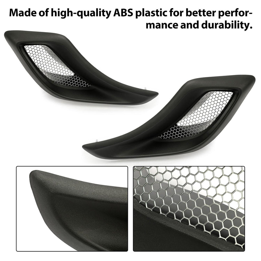 Rear Lower Brake Cove Duct Scoop Vent Kit For 1997-2004 C5 Corvette Z06 ZO6