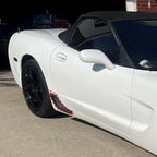 Rear Lower Brake Cove Duct Scoop Vent Kit For 1997-2004 C5 Corvette Z06 ZO6