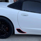 Rear Lower Brake Cove Duct Scoop Vent Kit For 1997-2004 C5 Corvette Z06 ZO6