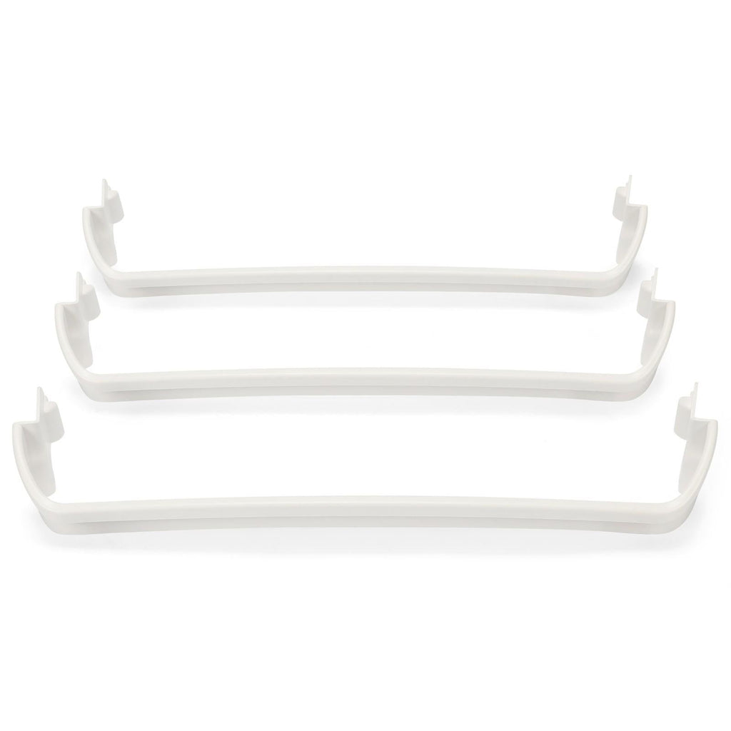 3PC Door Rack Shelf Retainer Bar For Frigidaire Refrigerator 240534701 240534901