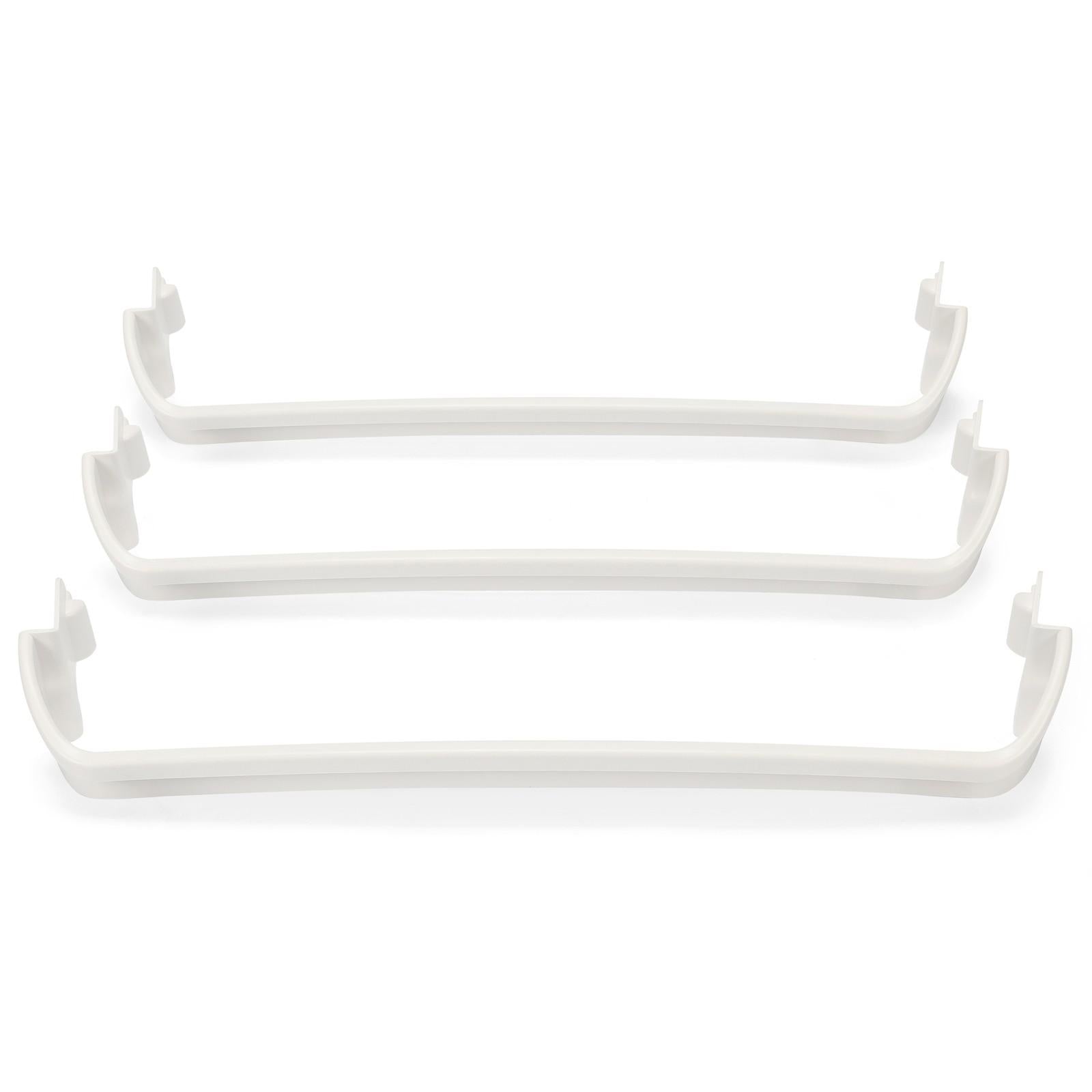 3PC Door Rack Shelf Retainer Bar For Frigidaire Refrigerator 240534701 240534901