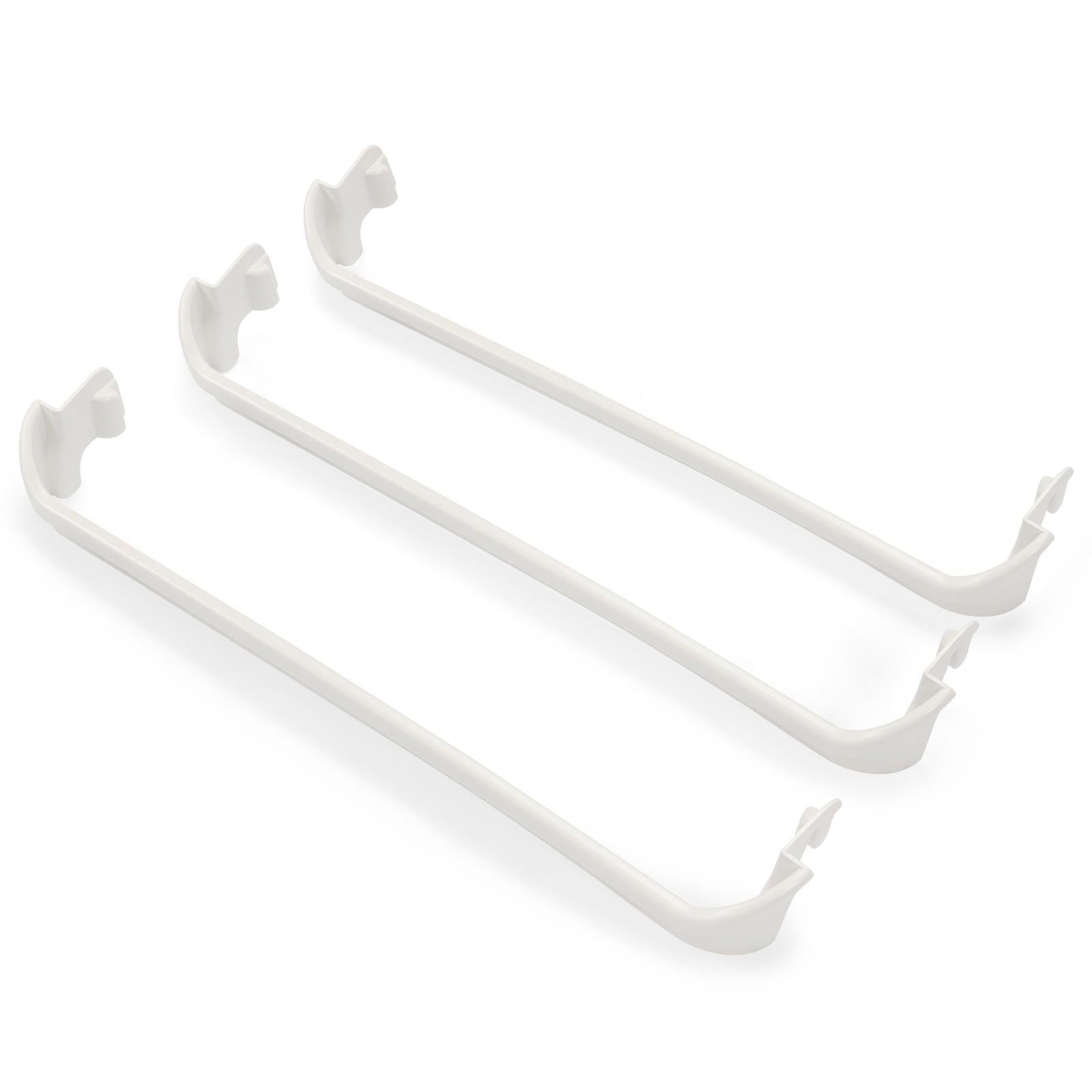 3PC Door Rack Shelf Retainer Bar For Frigidaire Refrigerator 240534701 240534901