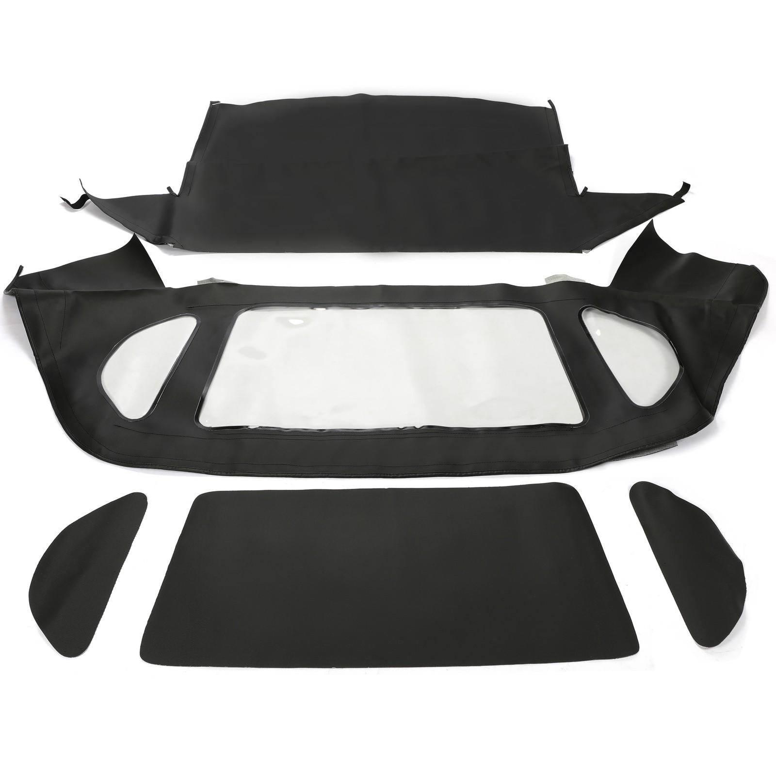 Fits: 1990-02 Mercedes-Benz R129 SL Soft Top w/Plastic Window, Sailcloth Vinyl