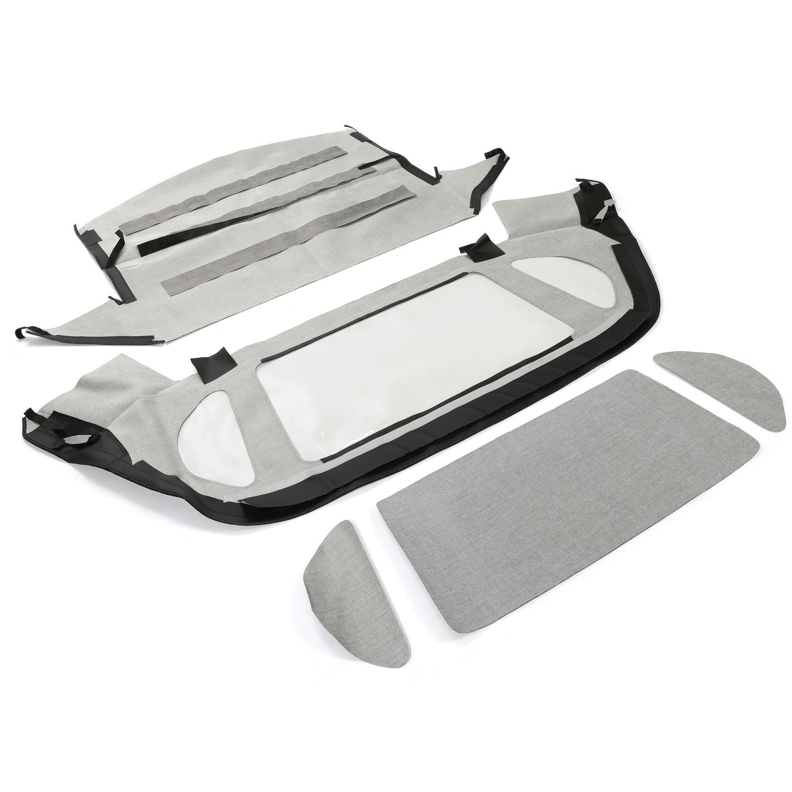 Fits: 1990-02 Mercedes-Benz R129 SL Soft Top w/Plastic Window, Sailcloth Vinyl