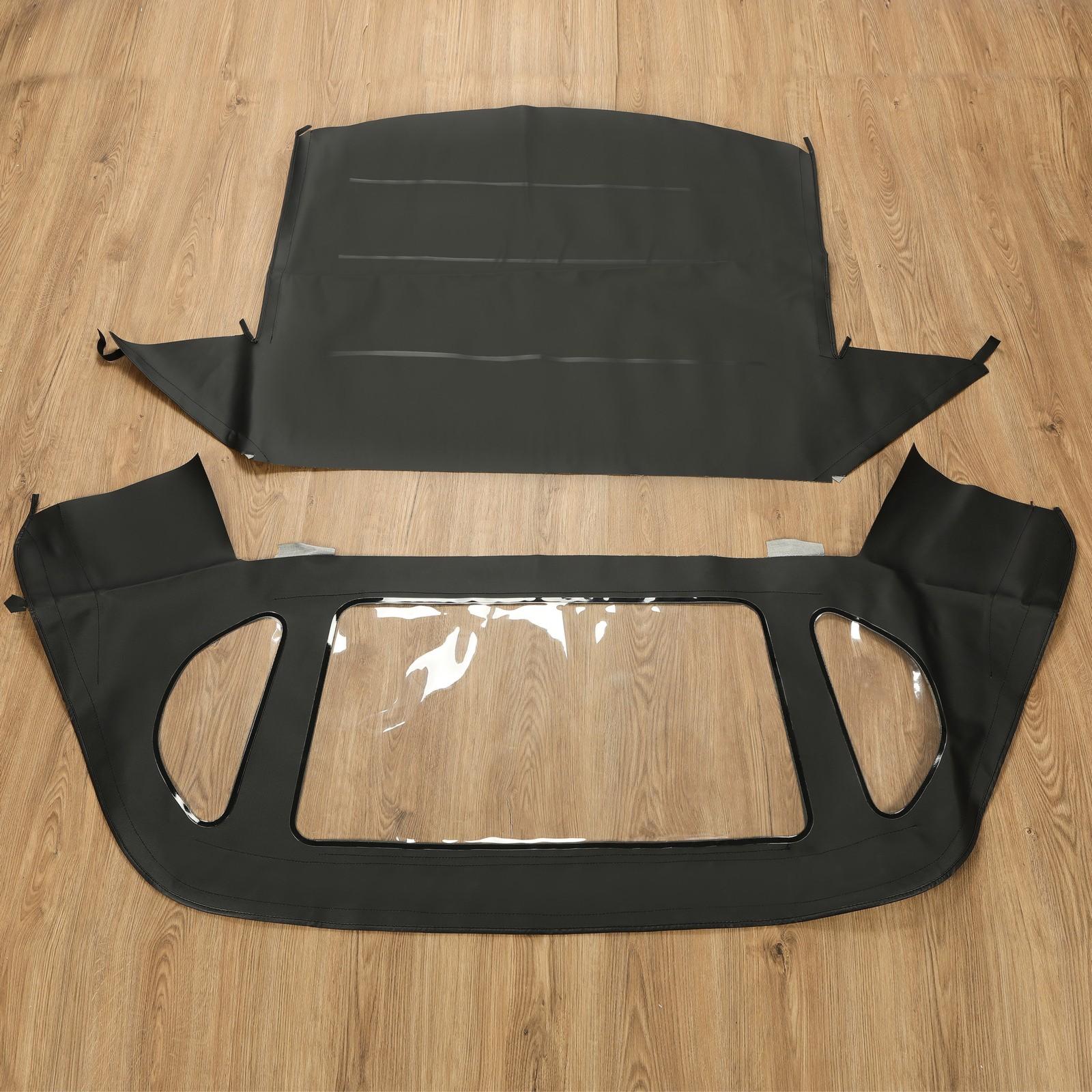 Fits: 1990-02 Mercedes-Benz R129 SL Soft Top w/Plastic Window, Sailcloth Vinyl