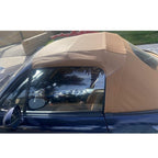 For 1990-03 04 2005 Mazda Miata Convertible Soft Top & Plastic Window Tan Cabrio