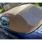 For 1990-03 04 2005 Mazda Miata Convertible Soft Top & Plastic Window Tan Cabrio