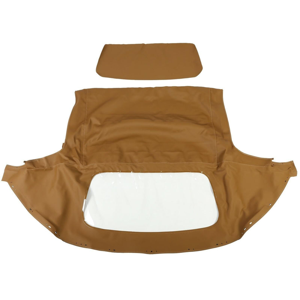 For 1990-03 04 2005 Mazda Miata Convertible Soft Top & Plastic Window Tan Cabrio
