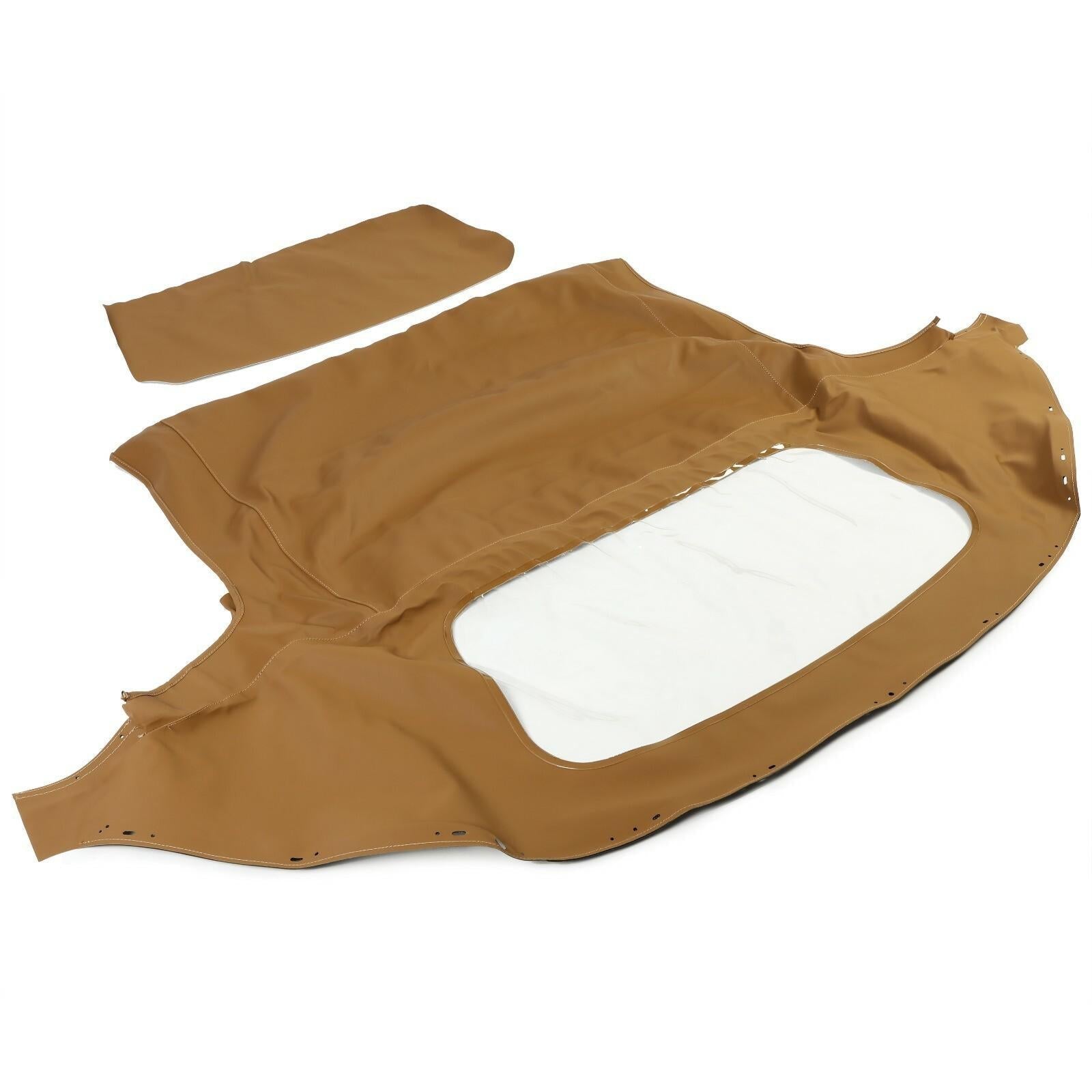 For 1990-03 04 2005 Mazda Miata Convertible Soft Top & Plastic Window Tan Cabrio