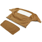 For 1990-03 04 2005 Mazda Miata Convertible Soft Top & Plastic Window Tan Cabrio