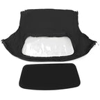 For Porsche Boxster Convertible Top 97-02 in Black Cloth, Plastic Window