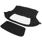 For Porsche Boxster Convertible Top 97-02 in Black Cloth, Plastic Window