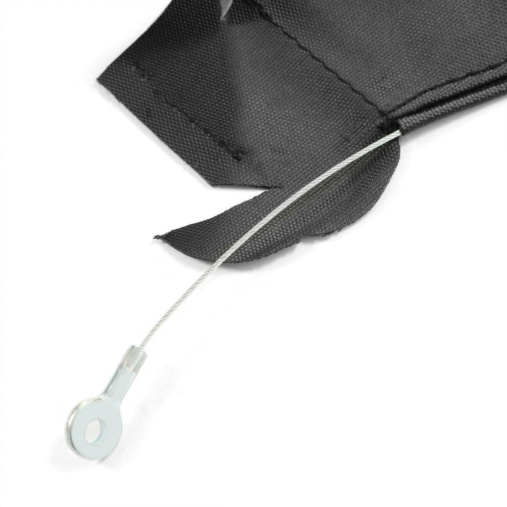 For Porsche Boxster Convertible Top 97-02 in Black Cloth, Plastic Window