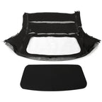 For Porsche Boxster Convertible Top 97-02 in Black Cloth, Plastic Window