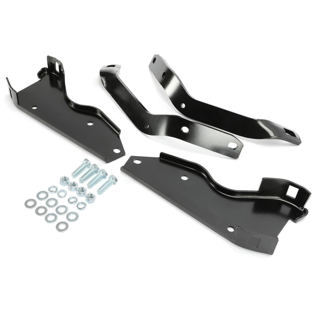 Fit For 1964-1979 Ford F-100 F-250 F-350 Pickup Black Rear Bumper Brackets Steel