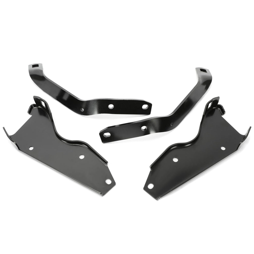 Fit For 1964-1979 Ford F-100 F-250 F-350 Pickup Black Rear Bumper Brackets Steel
