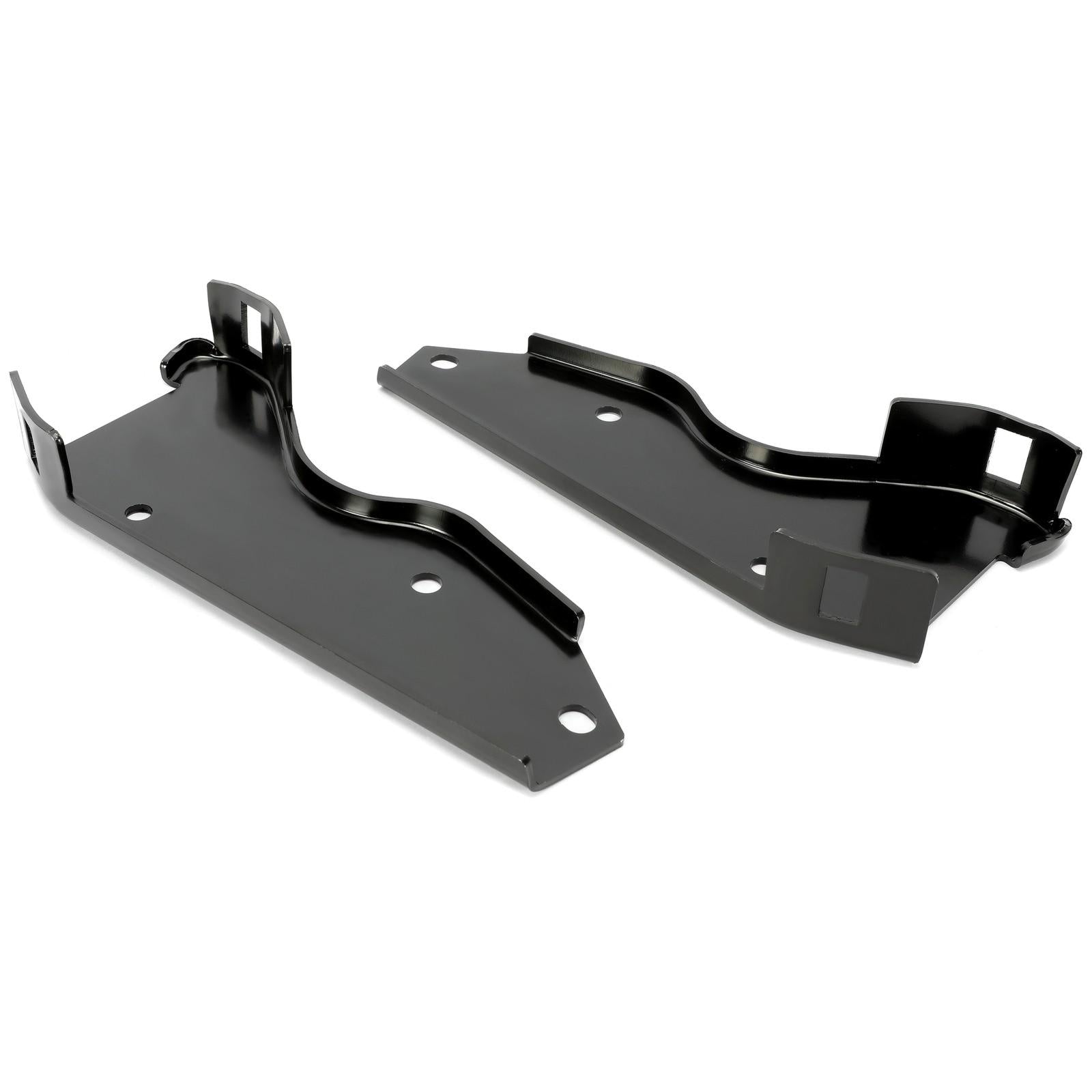 Fit For 1964-1979 Ford F-100 F-250 F-350 Pickup Black Rear Bumper Brackets Steel