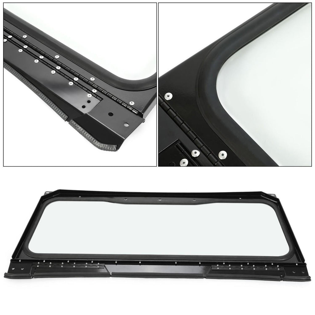 Folding Glass Front Windshield For 2020 POLARIS GENERAL XP 1000 & XP 4 1000